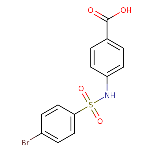 Benzoic acid, 4-[[(4-bromophenyl)sulfonyl]amino]-