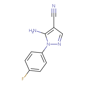 5-Amino-1-(4-fluorophenyl)-1H-pyrazole-4-carbonitrile
