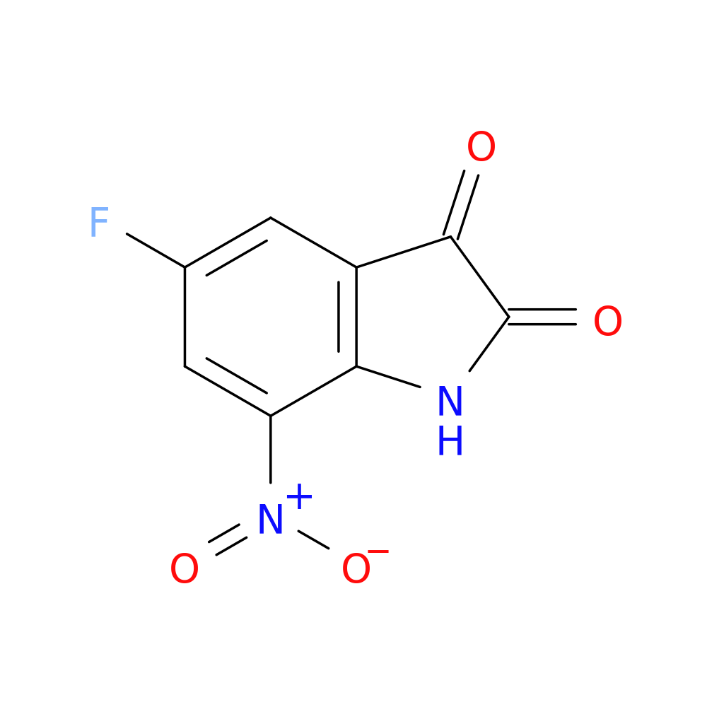 5-Fluoro-7-nitroindoline-2,3-dione