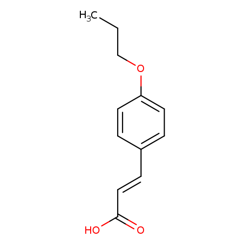 2-Propenoic acid, 3-(4-propoxyphenyl)-, (2E)-