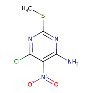 6-Chloro-2-(methylthio)-5-nitropyrimidin-4-amine