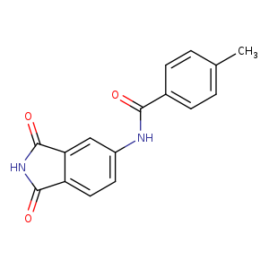 N-(1,3-dioxo-2,3-dihydro-1H-isoindol-5-yl)-4-methylbenzamide