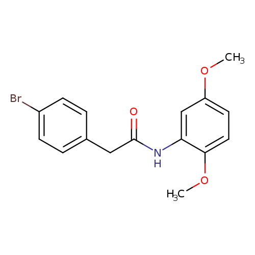 2-(4-bromophenyl)-N-(2,5-dimethoxyphenyl)acetamide