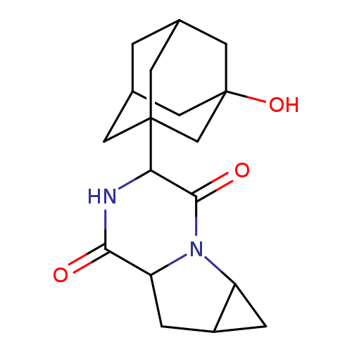 1H-Cyclopropa[4,5]pyrrolo[1,2-a]pyrazine-3,6-dione, hexahydro-4-(3-hydroxytricyclo[3.3.1.13,7]dec-1-yl)-, (1aS,4S,6aR,7aS)-