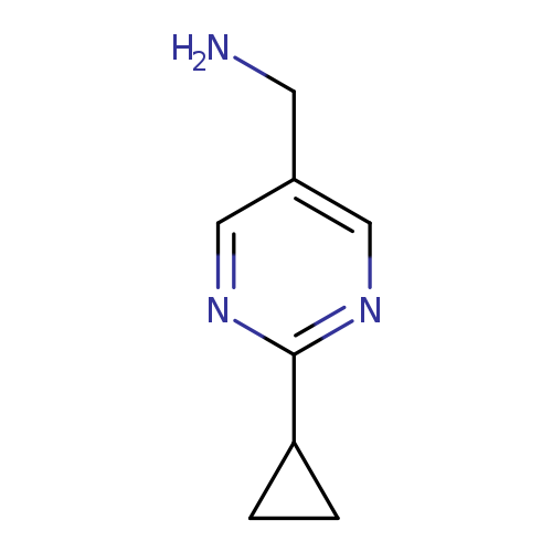 (2-Cyclopropylpyrimidin-5-yl)methanamine