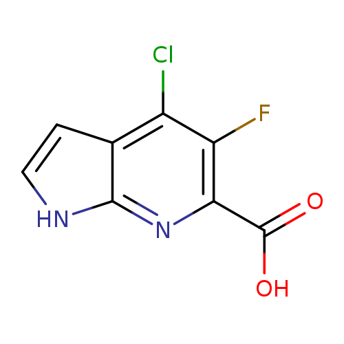 1H-Pyrrolo[2,3-b]pyridine-6-carboxylic acid, 4-chloro-5-fluoro-