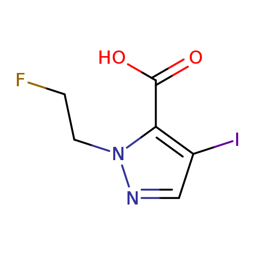 1-(2-Fluoroethyl)-4-iodo-1H-pyrazole-5-carboxylic acid