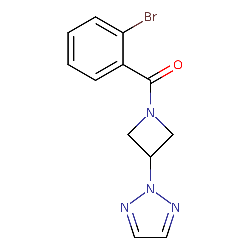 2-[1-(2-bromobenzoyl)azetidin-3-yl]-2H-1,2,3-triazole