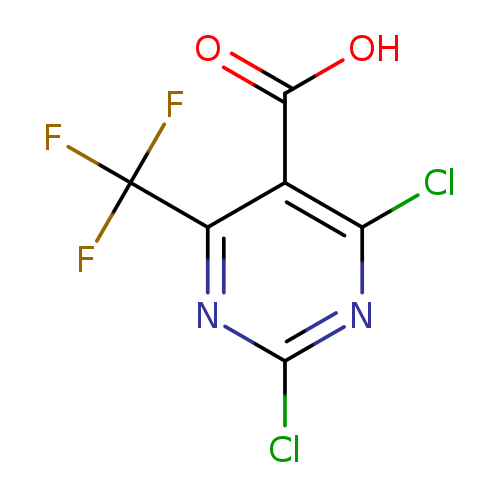 2,4-dichloro-6-(trifluoromethyl)pyrimidine-5-carboxylicacid