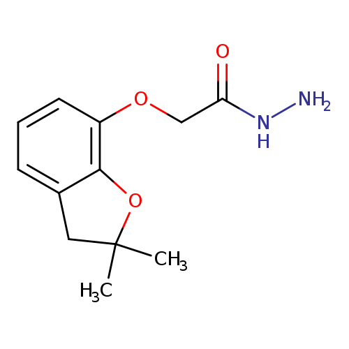 2-[(2,2-dimethyl-2,3-dihydro-1-benzofuran-7-yl)oxy]acetohydrazide