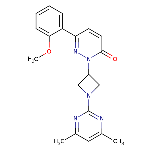 2-[1-(4,6-dimethylpyrimidin-2-yl)azetidin-3-yl]-6-(2-methoxyphenyl)-2,3-dihydropyridazin-3-one