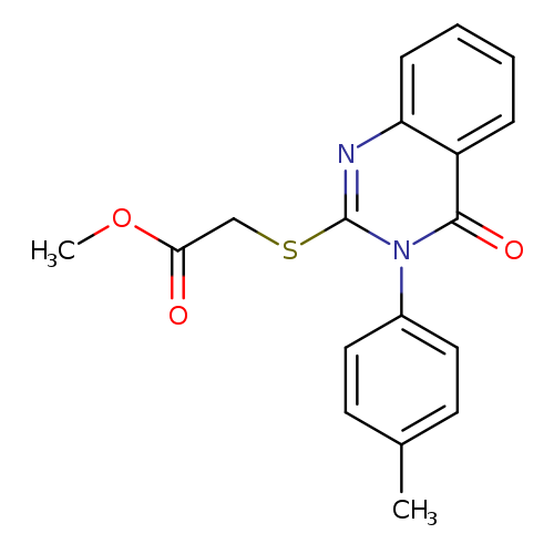 methyl 2-{[3-(4-methylphenyl)-4-oxo-3,4-dihydroquinazolin-2-yl]sulfanyl}acetate