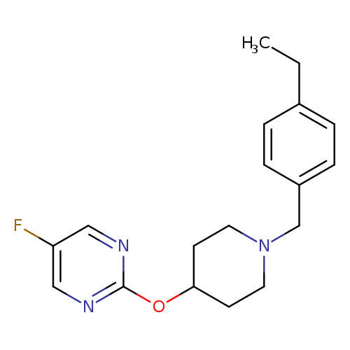 2-({1-[(4-ethylphenyl)methyl]piperidin-4-yl}oxy)-5-fluoropyrimidine