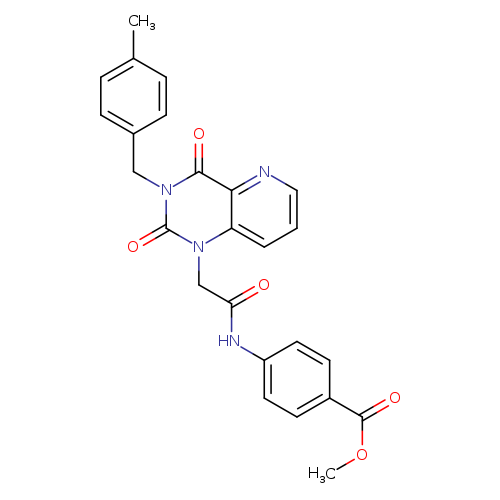 methyl 4-(2-{3-[(4-methylphenyl)methyl]-2,4-dioxo-1H,2H,3H,4H-pyrido[3,2-d]pyrimidin-1-yl}acetamido)benzoate