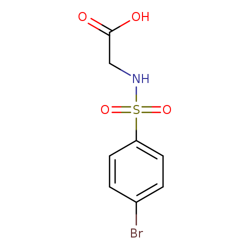 Glycine, N-[(4-bromophenyl)sulfonyl]-