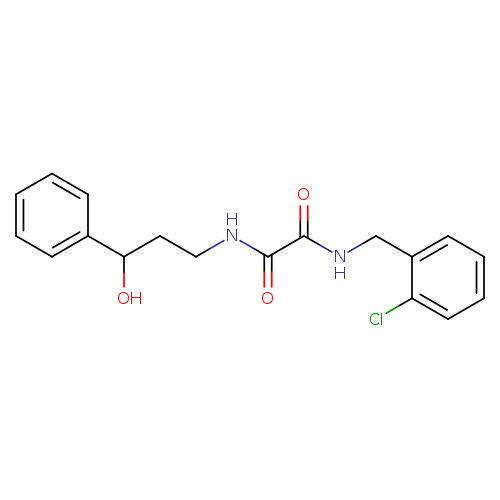 N-[(2-chlorophenyl)methyl]-N'-(3-hydroxy-3-phenylpropyl)ethanediamide