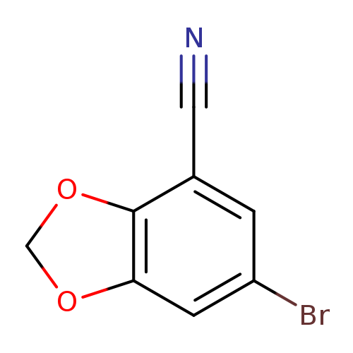 6-bromo-1,3-dioxaindane-4-carbonitrile