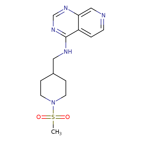 N-[(1-methanesulfonylpiperidin-4-yl)methyl]pyrido[3,4-d]pyrimidin-4-amine