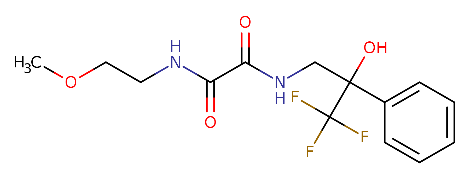 N-(2-methoxyethyl)-N'-(3,3,3-trifluoro-2-hydroxy-2-phenylpropyl)ethanediamide