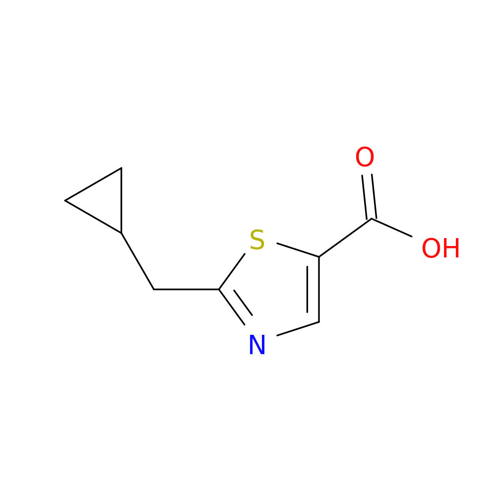 2-(cyclopropylmethyl)-1,3-thiazole-5-carboxylic acid