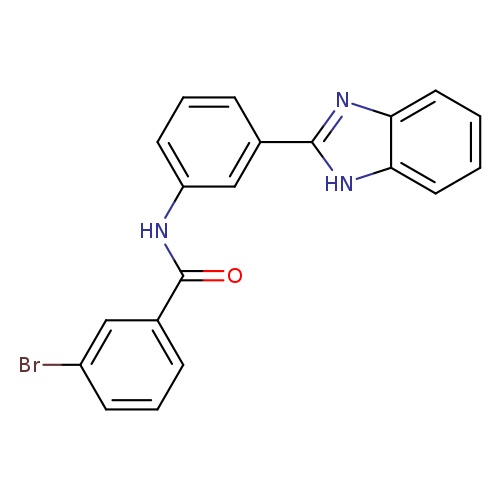 N-[3-(1H-1,3-benzodiazol-2-yl)phenyl]-3-bromobenzamide
