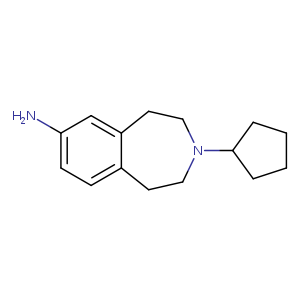 1H-3-Benzazepin-7-amine, 3-cyclopentyl-2,3,4,5-tetrahydro-