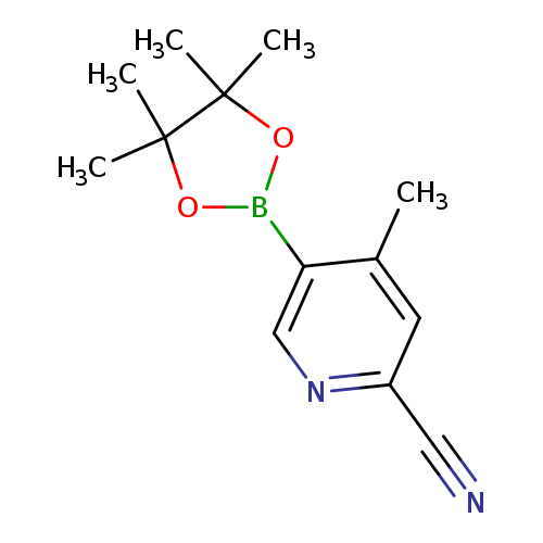 4-Methyl-5-(tetramethyl-1,3,2-dioxaborolan-2-yl)pyridine-2-carbonitrile