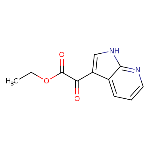 1H-Pyrrolo[2,3-b]pyridine-3-acetic acid, a-oxo-, ethyl ester