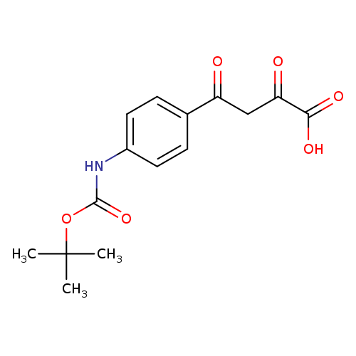 4-(4-{[(tert-butoxy)carbonyl]amino}phenyl)-2,4-dioxobutanoic acid