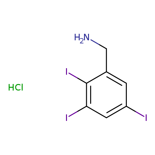 1-(2,3,5-triiodophenyl)methanamine hydrochloride