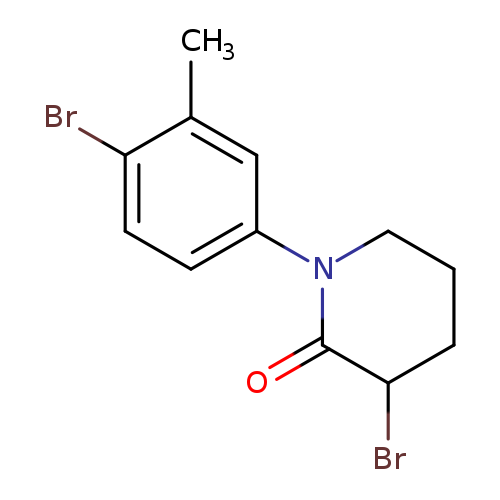 3-bromo-1-(4-bromo-3-methylphenyl)piperidin-2-one