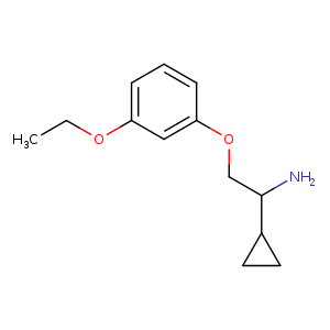 [1-Cyclopropyl-2-(3-ethoxyphenoxy)ethyl]amine