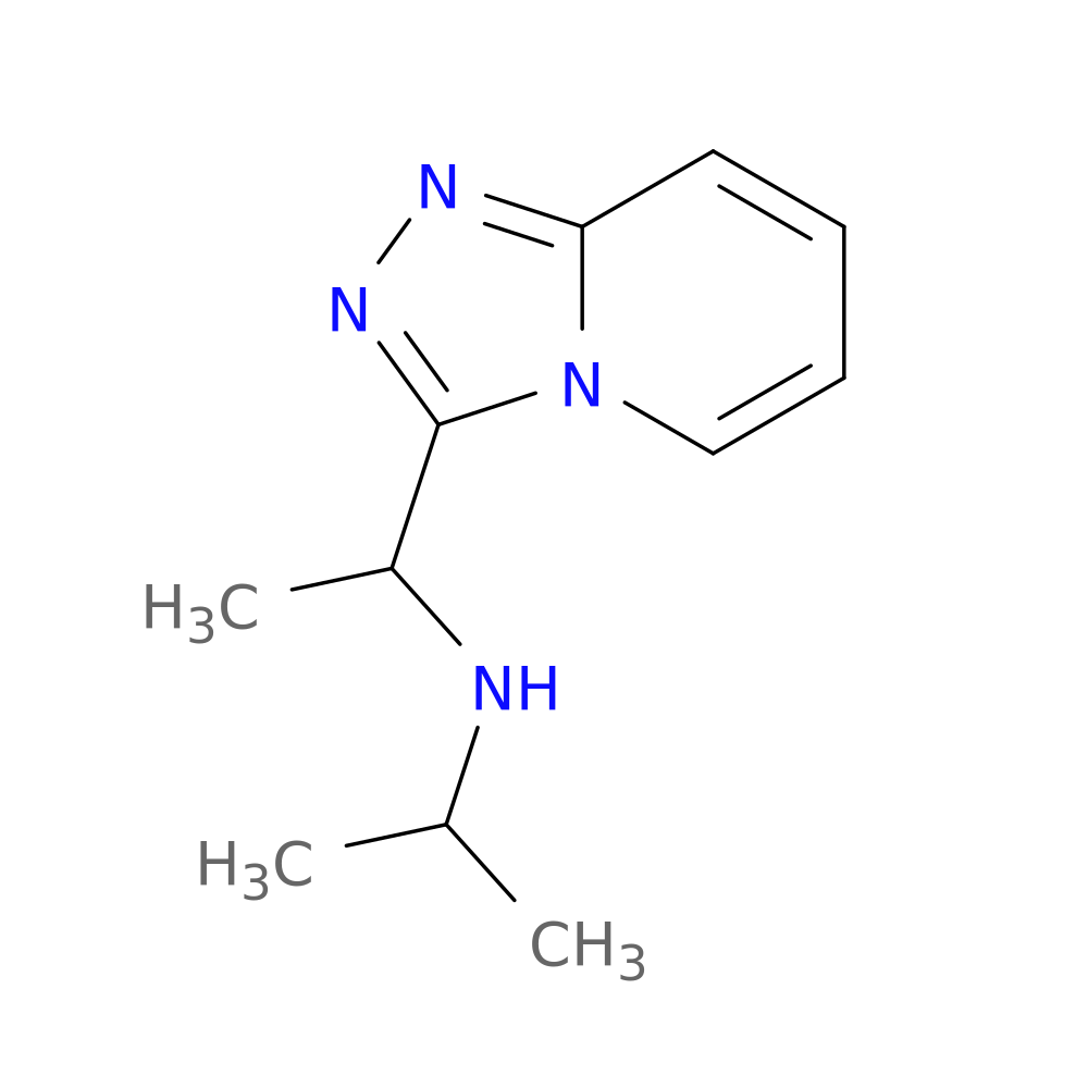 (propan-2-yl)(1-{[1,2,4]triazolo[4,3-a]pyridin-3-yl}ethyl)amine