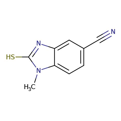 1-methyl-2-sulfanyl-1H-1,3-benzodiazole-5-carbonitrile