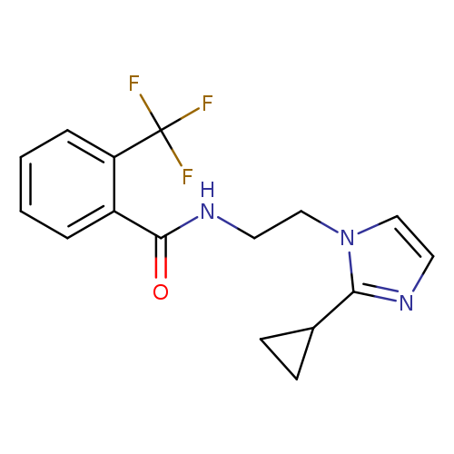 N-[2-(2-cyclopropyl-1H-imidazol-1-yl)ethyl]-2-(trifluoromethyl)benzamide