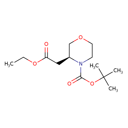 (S)-tert-Butyl 3-(2-ethoxy-2-oxoethyl)morpholine-4-carboxylate