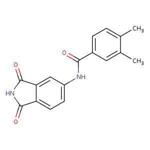 N-(1,3-dioxo-2,3-dihydro-1H-isoindol-5-yl)-3,4-dimethylbenzamide