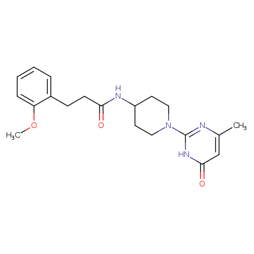3-(2-methoxyphenyl)-N-[1-(4-methyl-6-oxo-1,6-dihydropyrimidin-2-yl)piperidin-4-yl]propanamide