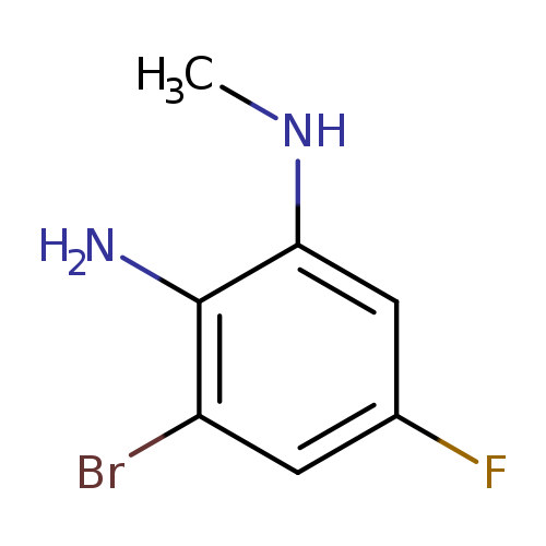 3-bromo-5-fluoro-N1-methylbenzene-1,2-diamine