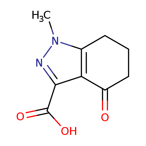 1-methyl-4-oxo-4,5,6,7-tetrahydro-1H-indazole-3-carboxylic acid