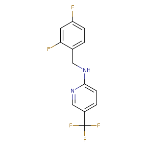 N-[(2,4-difluorophenyl)methyl]-5-(trifluoromethyl)pyridin-2-amine