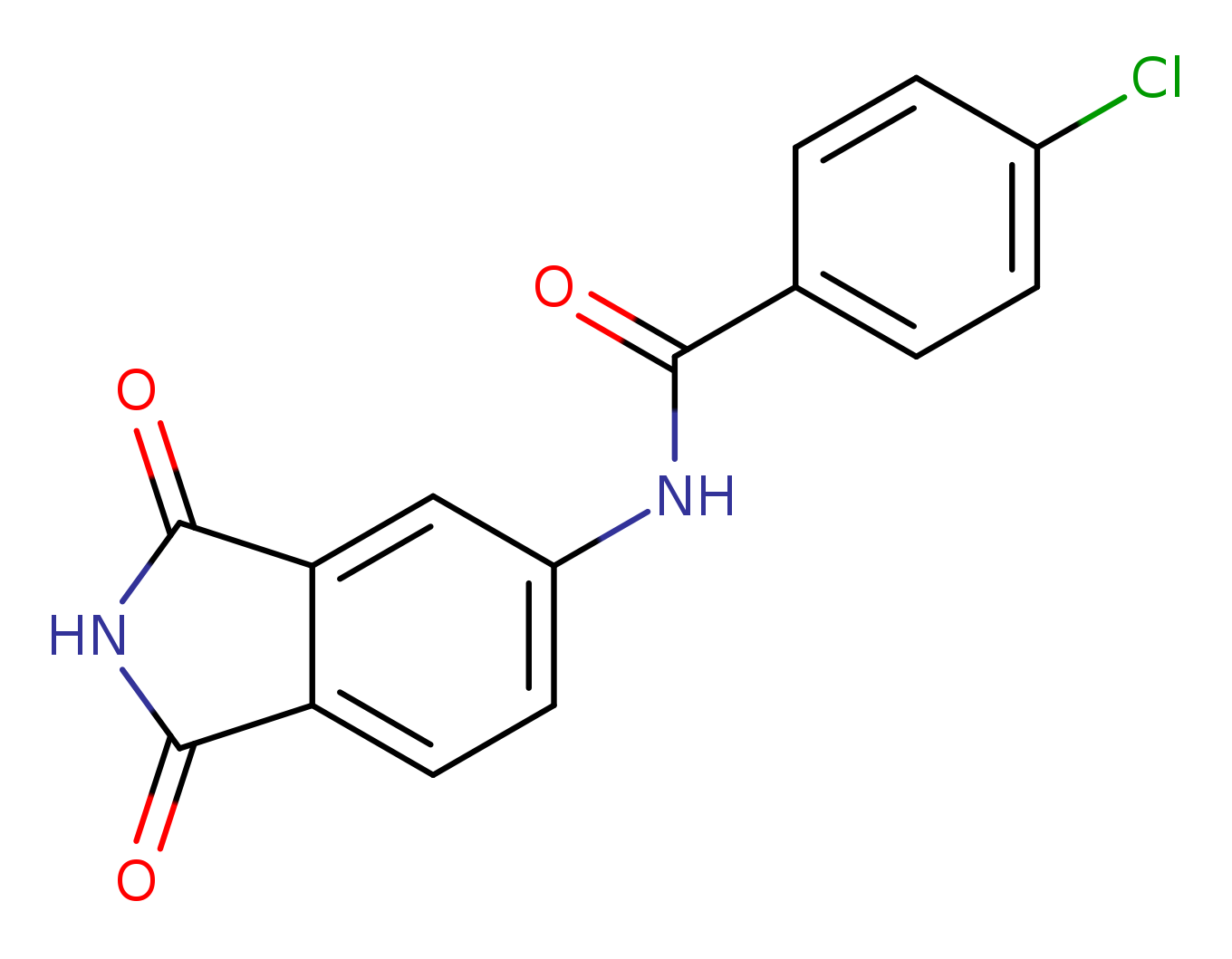 4-chloro-N-(1,3-dioxo-2,3-dihydro-1H-isoindol-5-yl)benzamide