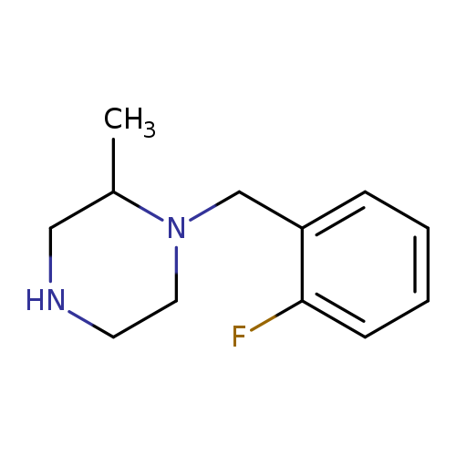 1-[(2-fluorophenyl)methyl]-2-methylpiperazine