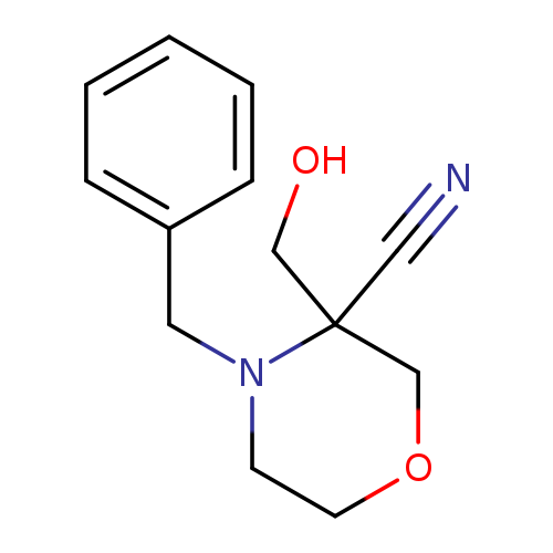 4-Benzyl-3-(hydroxymethyl)morpholine-3-carbonitrile
