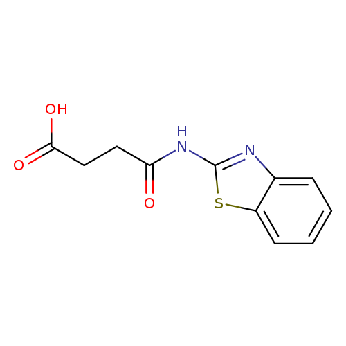 N-Benzothiazol-2-yl-succinamic acid