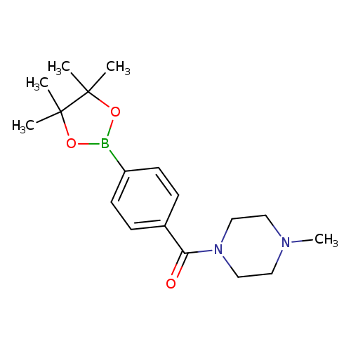 Methanone, (4-​methyl-​1-​piperazinyl)​[4-​(4,​4,​5,​5-​tetramethyl-​1,​3,​2-​dioxaborolan-​2-​yl)​phenyl]​-
