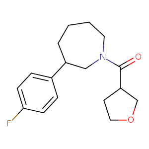 3-(4-fluorophenyl)-1-(oxolane-3-carbonyl)azepane