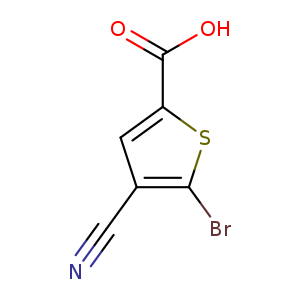 5-bromo-4-cyanothiophene-2-carboxylic acid