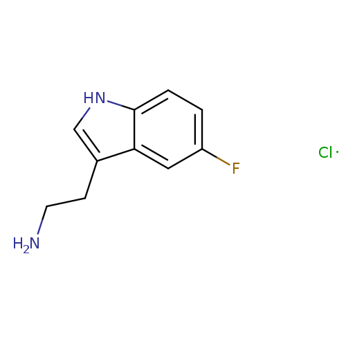 1H-Indole-3-ethanamine, 5-fluoro-, monohydrochloride