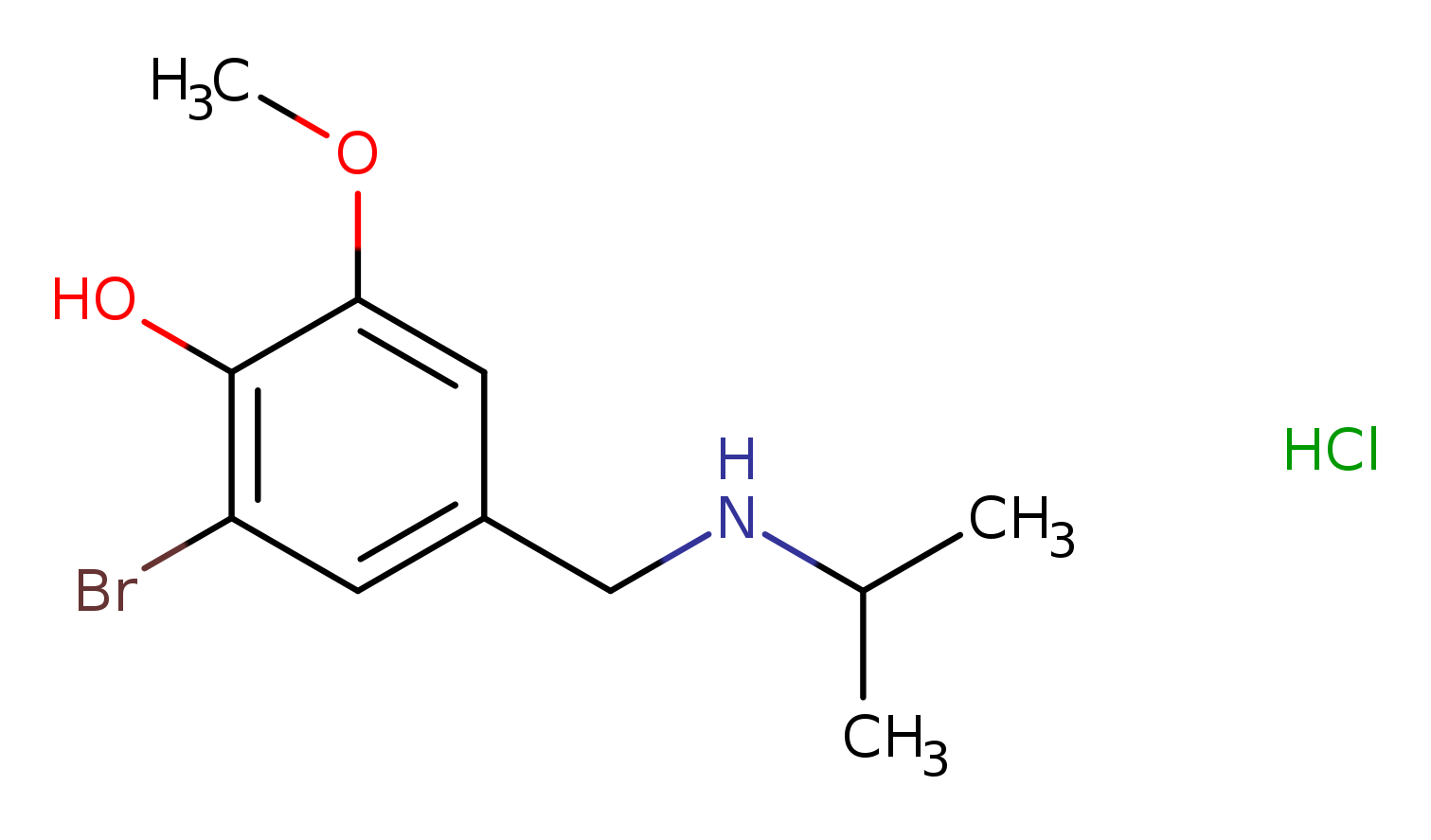 2-bromo-6-methoxy-4-{[(propan-2-yl)amino]methyl}phenol hydrochloride